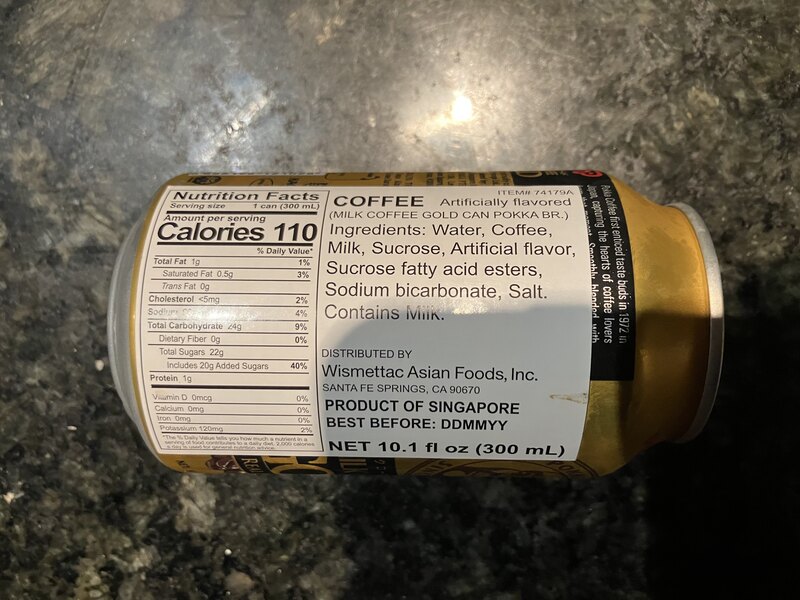 nutritional facts