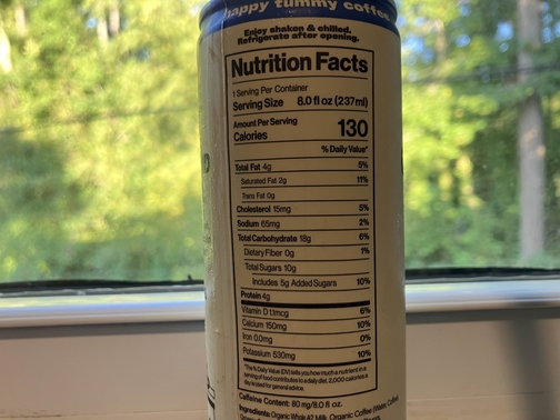 nutritional facts