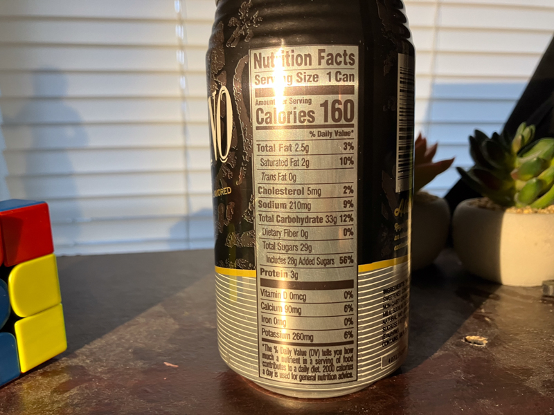 nutritional facts